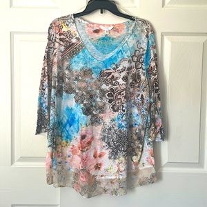 Time and Tru floral top , size 20
